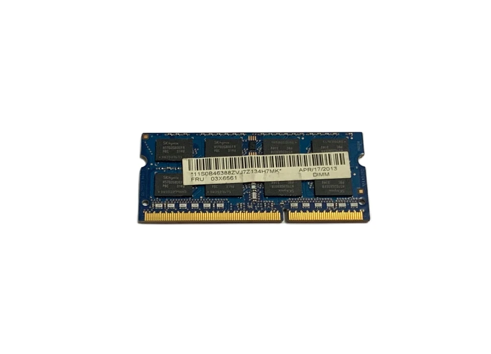 SK Hynix 4GB Laptop Memory 2Rx8 PC3-12800S DDR3 1600MHz SDRAM HMT351S6EFR8C-PB - Image 4 of 4