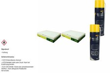 2x MANN FILTER Innenraumfilter MANNOL Klimareiniger für Mercedes-Benz A-Klasse