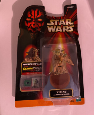 Hasbro Star Wars Episode I Action Figure Yoda with Jedi Hasbro Star Wars Episode I Action Figure Yoda with Jedi