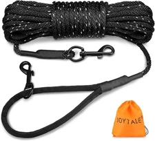Taglory Dog Tie Out Long Rope Leash for Dog Training 15 FT Heavy Duty Lead New