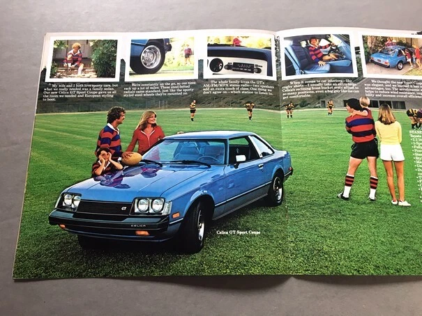 1978 Toyota Celica and GT 14-page Original Car Sales Brochure Catalog Foto 4 de 4