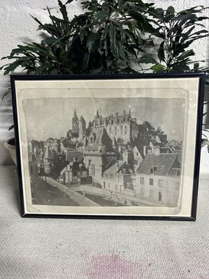 Original 1920s Press Photo from the NEA (N.E.A. Service),  Château de Loches