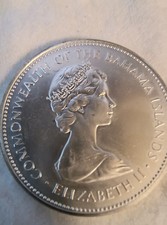 Bahamas 2 Dollars 1971 silver coin .925