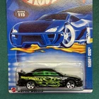 Hot Wheels Honda Civic 2002 Collector No. 115 Black And Green.