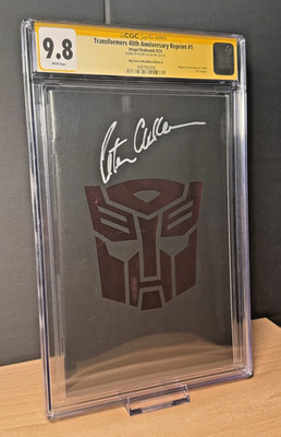 Transformers 40th Anniversary #1 CGC SS 9.8 Peter Cullen Signed Optimus Prime