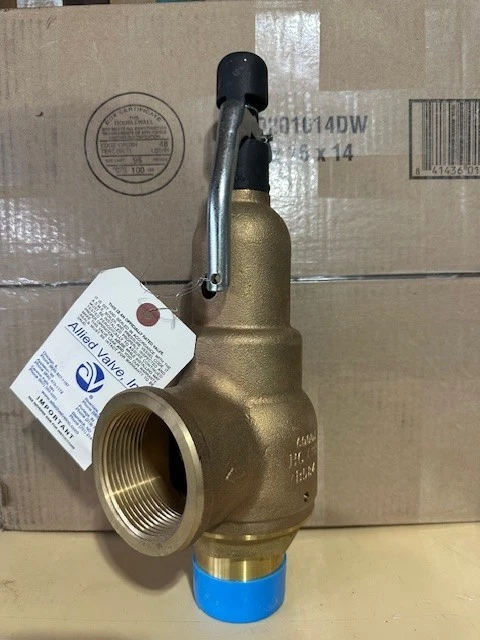 Válvula De Alivio De Presión Zurn Wilkins 3/4" En Bronce - 125 Psi, Modelo 34-P1550XL-125