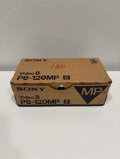 Sony 120 Metal Particle MP 8mm Video Cassette Tape P6-120MP - Sealed Box Of 10