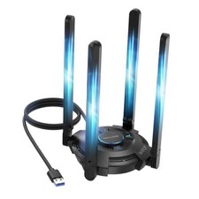 USB WiFi Adapter for Desktop PC, Tri-Band BE6500 WiFi 7 Adapter BE6500-WiFi 7