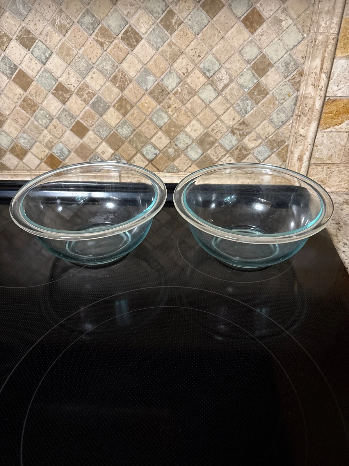 Pyrex 322 1 Qt Clear Glass Mixing Bowls Set Of 2 Kitchen Prep USA
