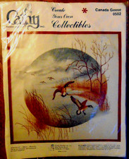 Vintage Canada Geese Cathy Needlecraft 18” X 18” Made in USA New Sealed