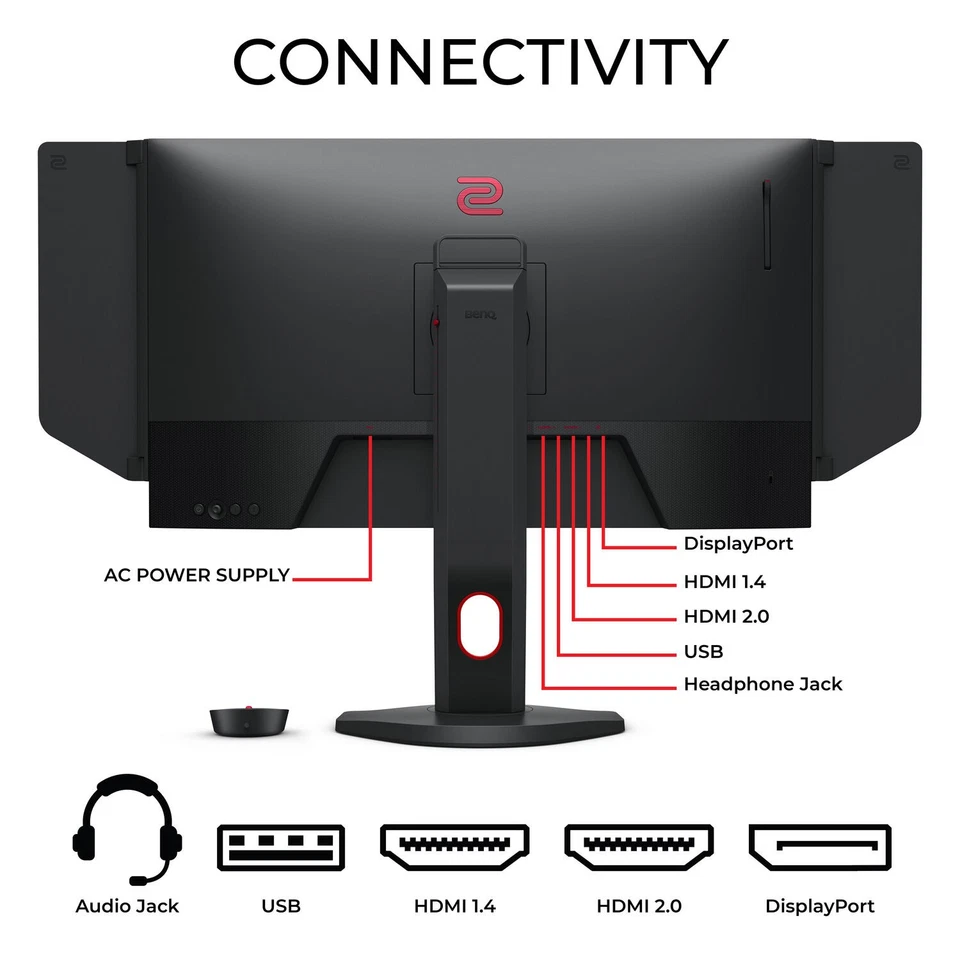 BenQ Zowie XL2746K 27" FHD Gaming LCD Monitor1080p 320 Nit 240Hz DP S Switch SR - Image 3 of 3
