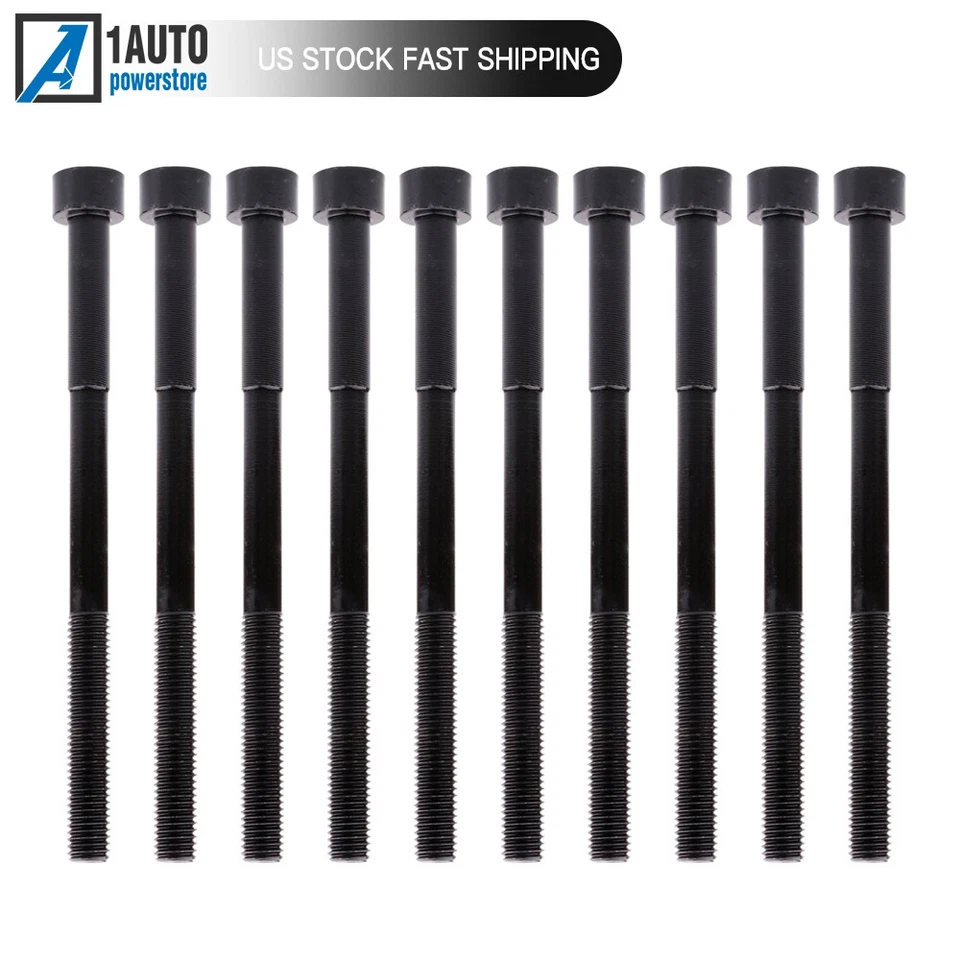 Pernos de cabeza aptos para Pontiac Vibe Toyota Corolla Matrix MR2 Spyder 1998-2008 1,8 L Foto 2 de 4