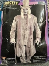 Forum Novelties Ghostly Gentleman Halloween Costume 4 Piece Set