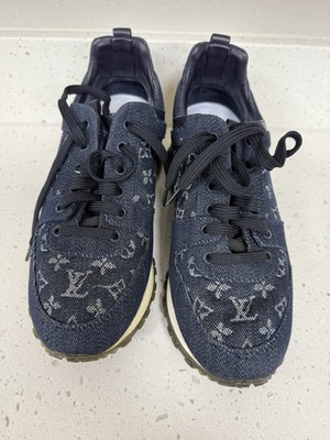 Louis Vuitton Blue Run Away Monogram Denim Sneakers