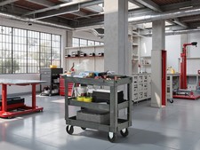 3 layers rolling utility cart with Wheels,Supports 600 lbs,Heavy-Duty Capacity
