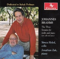 Heled/Zak - Three Sonatas For Violin Piano - Cd - G3Z