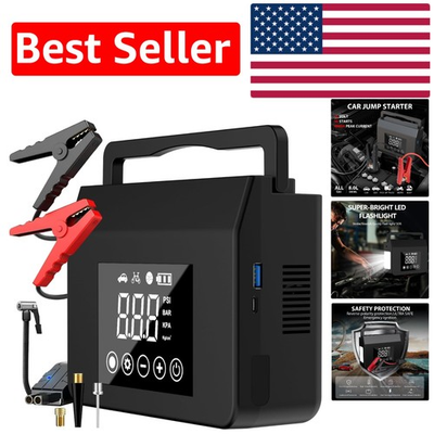 #ad Portable 4000A Boost Pack amp; Air Inflator: Jump Start amp; Tire Inflate Anywhere $121.59