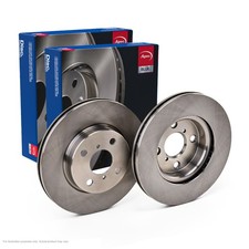 Image of 2x APEC Front Brake Discs for TOYOTA YARIS Hatchback Van 258mm Vented SDK6274