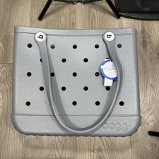 Baby Bogg Fogg Gray & Clear Bag Pouch Insert Charcoal NEW NWT