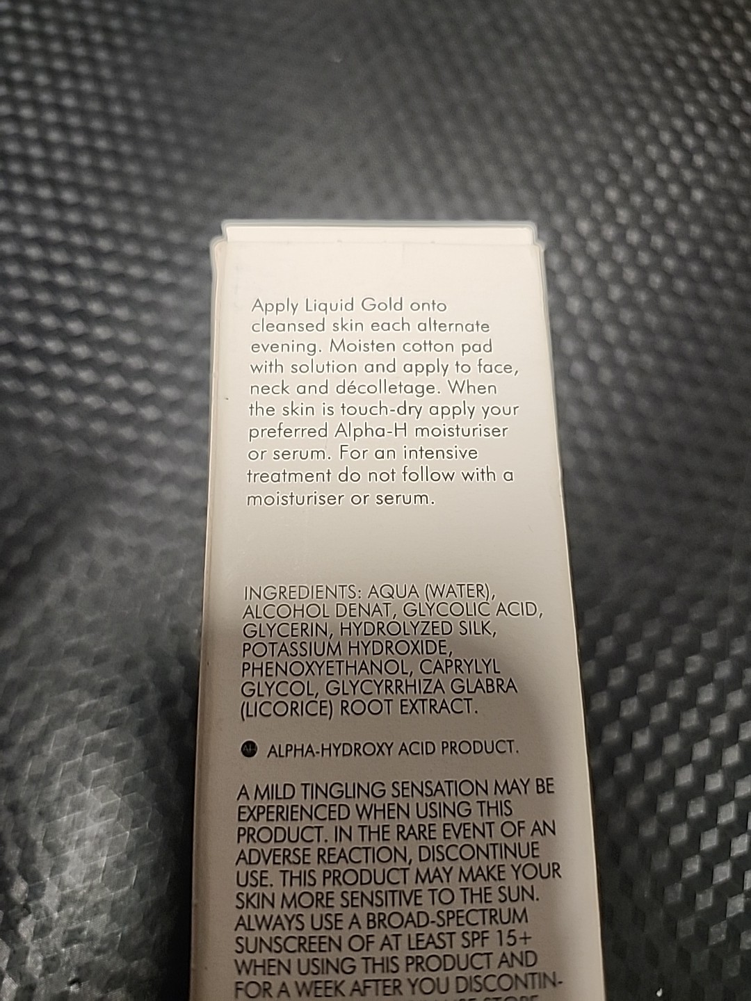 Alpha-H Liquid Gold Exfoliating Treatment Glycolic Acid FULLSIZE 3.38 oz AntiAge