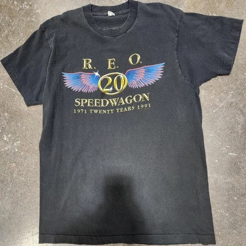 REO SpeedWagon Band Tee 1990s vintage concert t-shirt, vintage, single stitch, B+ condition