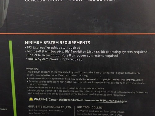 GIGABYTE GeForce RTX 4090 Gaming OC 24 Graphics Card, 24GB GDDR6X, PCIe 5.0 - Picture 16 of 16