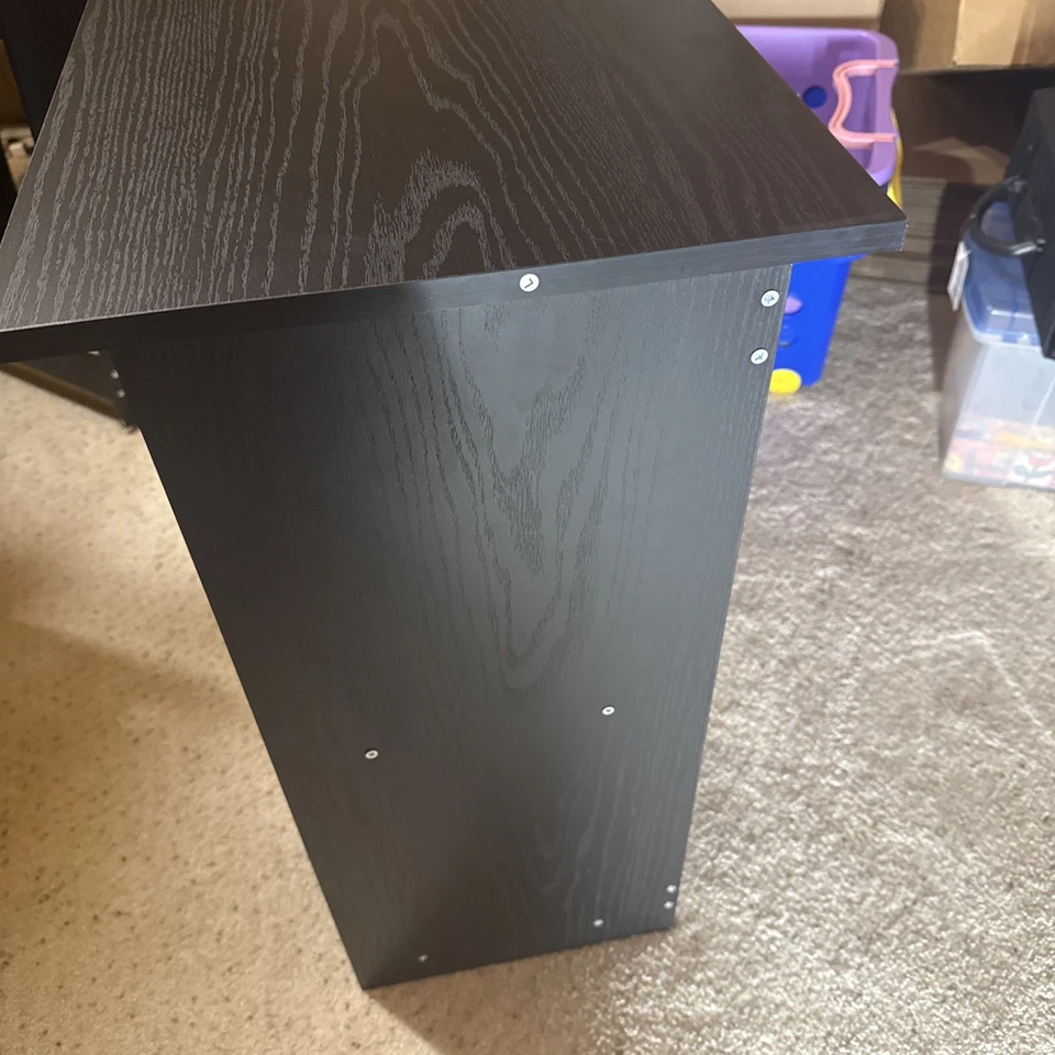 Mainstays Writing Desk, True Black Oak Finish - Image 3 of 4