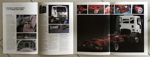 IVECO FORD NEW CARGO 11 to 15 Tonne GVW Commercial Sales Brochure 1993 #BR16A - Picture 3 of 3