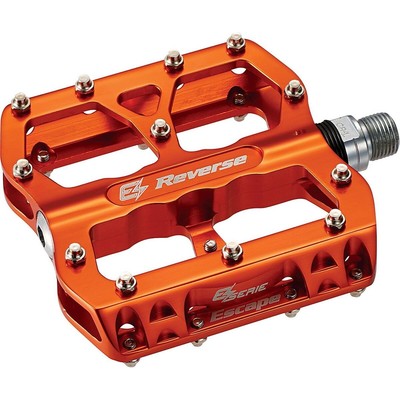 Pedale Reverse e-Escape Arancione per e-Bike - Corpo Ottimizzato e Robusto per M