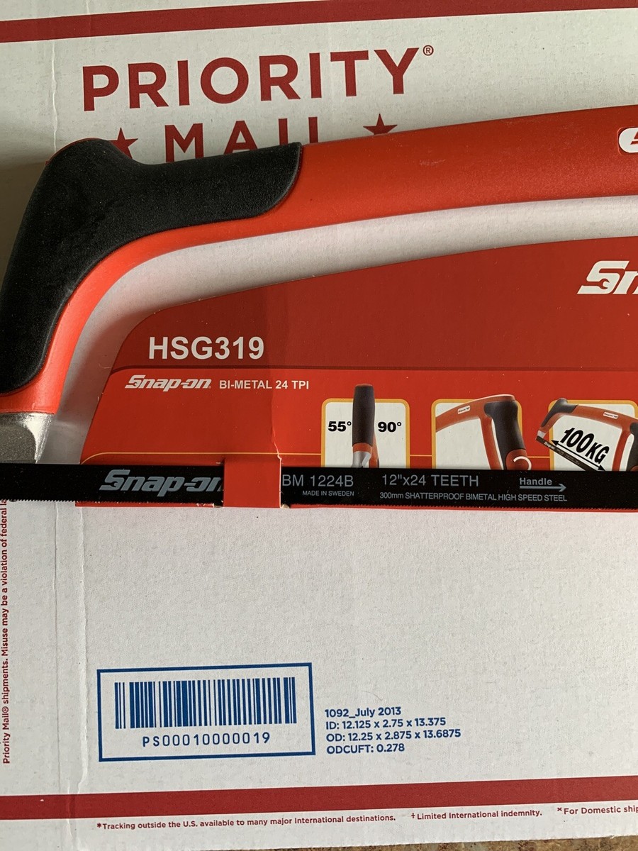 Snap-on Bi Mold Handled Hacksaw. Red | eBay