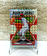 2022 Panini Mosaic Baseball - Josiah Gray Rookie Debut #RD-7 - Silver Prizm