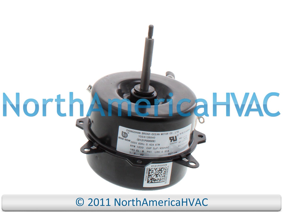 OEM PTAC Outdoor Condenser Fan Motor 265v Fits Zhongshan Broad