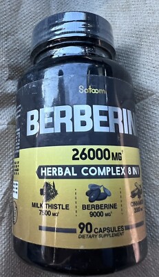 Satoomi Berberine Herbal Complex 8 In 1-  90capsules-exp06/25