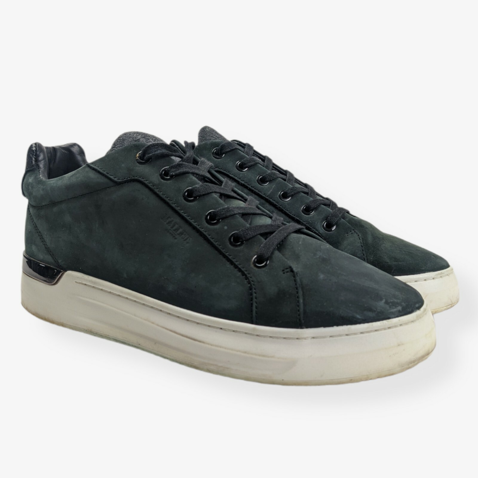 Mens Mallet Trainers Dark Grey Suede 
