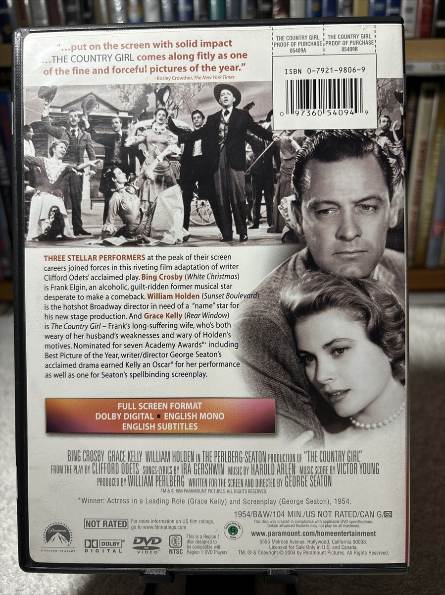 The Country Girl (DVD, 2004)*Academy Award Winner:Best Actress
