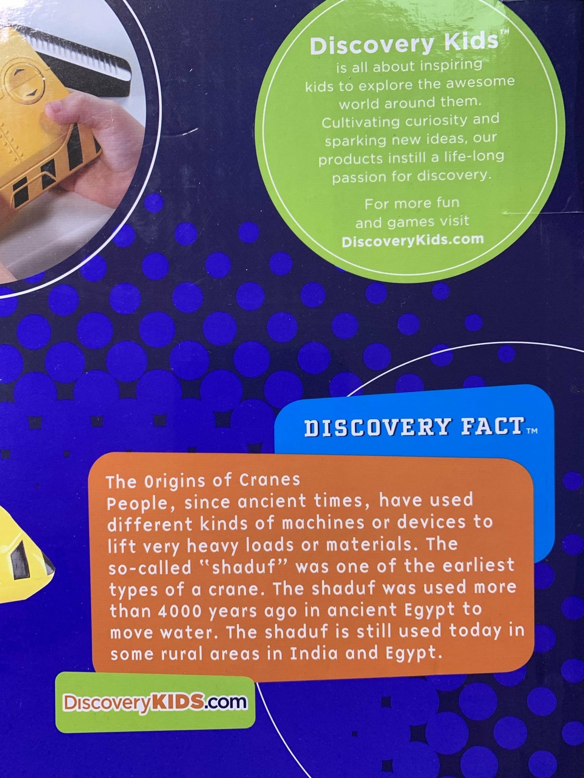 discovery jumbo motorized construction crane set