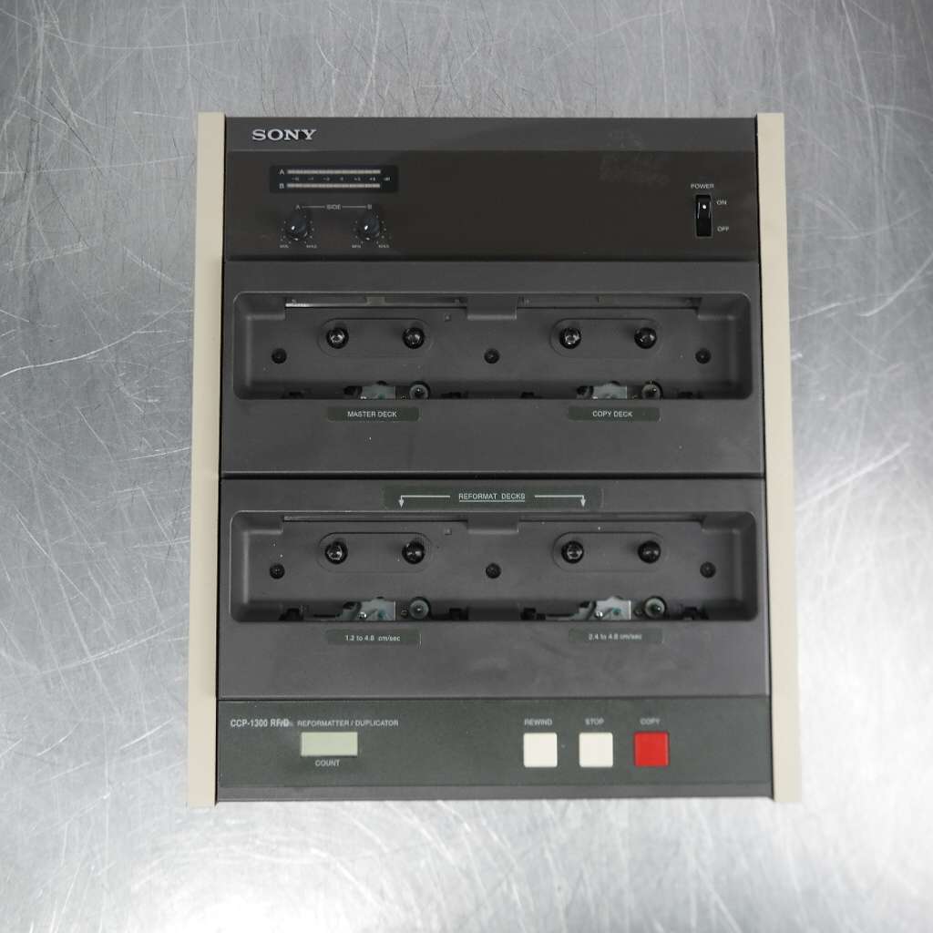 Sony CCP1300 High Speed Cassette Master Recorder Duplicator eBay