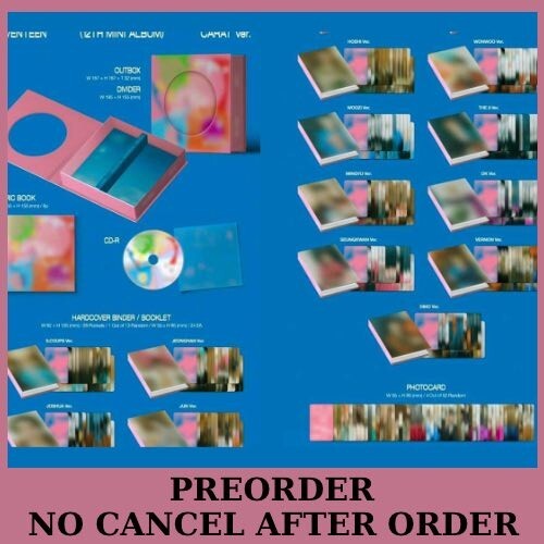 SEVENTEEN 12th mini album SPILL THE FEELS Carat ver binder + set