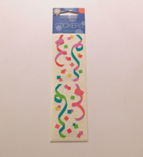 Mrs. Grossman's Stickers Lot of 3 Strips Brand New in Package  Confetti HTF