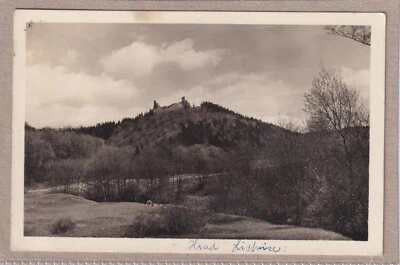 Ansichtskarte Třemošnice/Tremoschnitz - Burg Lichnice/Burg Lichtenburg - s/w - Bild 1 von 2