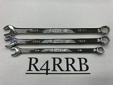 Snap-on Tools Usa New 3pc 14-1132 Sae Flank Drive Plus Combo Wrench Lot Set