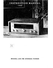 Marantz 10B Tuner Owners Manual Reprint