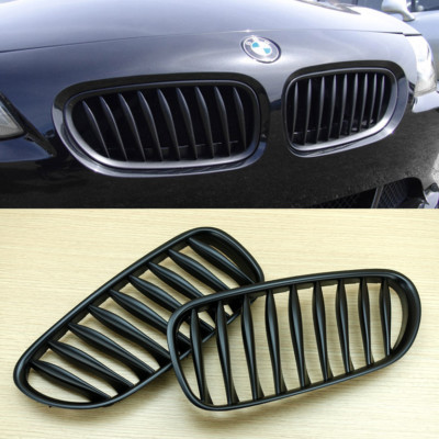 BMW MATTE BLACK E85 E86 Z4 COUPE CABRIOLET FRONT GRILLS GRILL | eBay