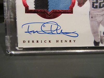 Panini Flawless Rookie On Card Autograph Jersey Titans Derrick