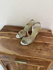 Gianni bini silver heels size 7