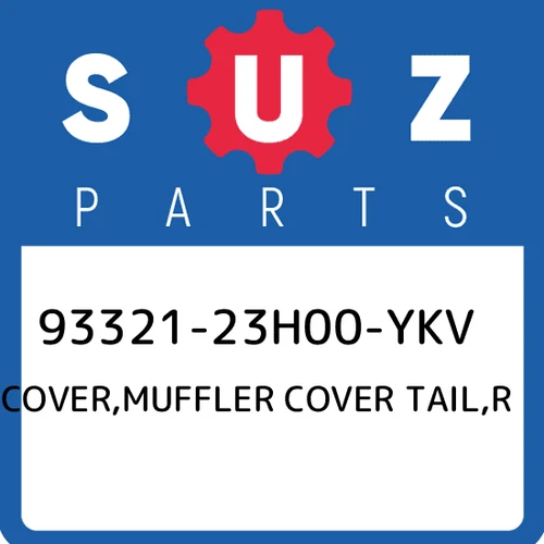 COVER, MUFFLER TAIL RH (BLACK) | FOR YPA