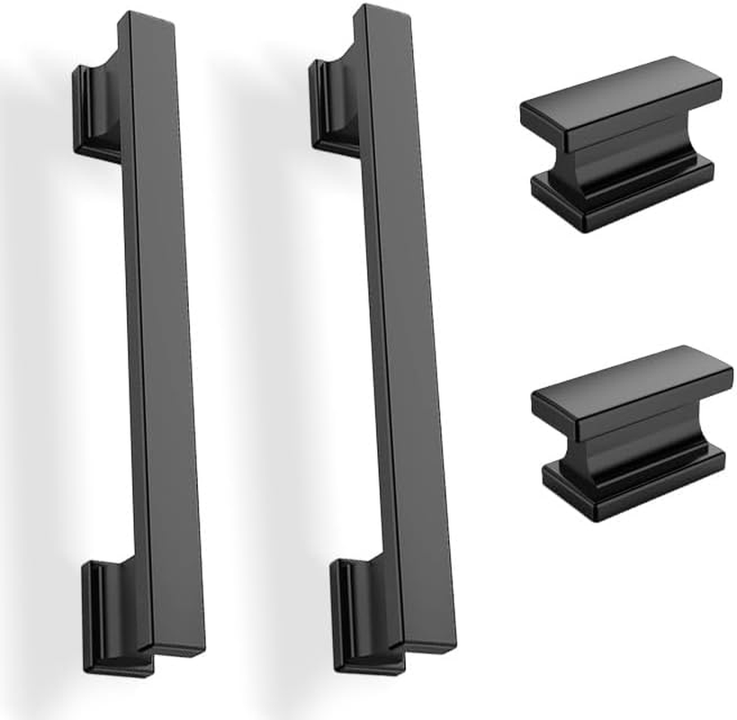 18 Pack of 12 Cabinet Handles Pulls and 6 Single Knobs for Kitchen and Bathroom