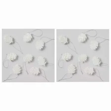 16ct Target Wondershop White Glitter Plastic Pine Cones Christmas Ornaments Set
