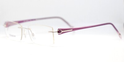 Stepper Damen Brillen SI-5690 F082 (SILBER) Titan Rechteckig