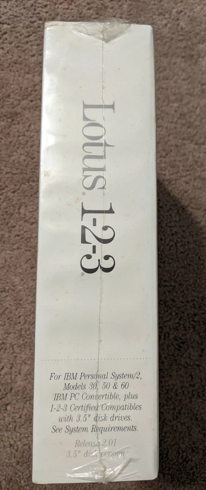 Vintage NOS 1986 Lotus 123 Version 2.01 3.5" Disk Software IBM Personal System 2 - Image 4 of 4